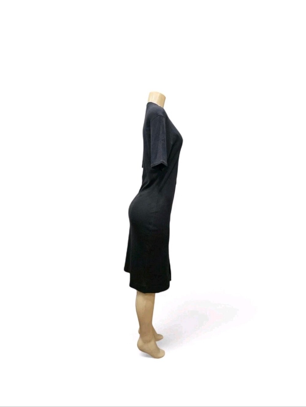 Ralph Lauren Black Logo Polo Buttoned Dress Women's Size S VTG - Picture 4 of 13